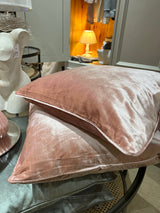 Luxury pale pink cushion.