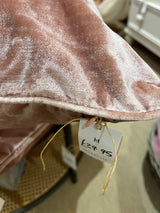 Luxury pale pink cushion.