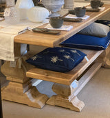 Dorchester Reclaimed Elm Top Dining Table