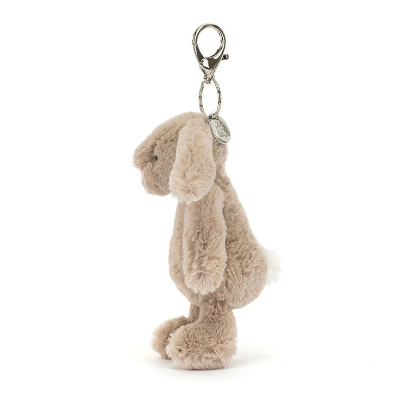 Jellycat© London Bashful Bunny Keyring - Beige