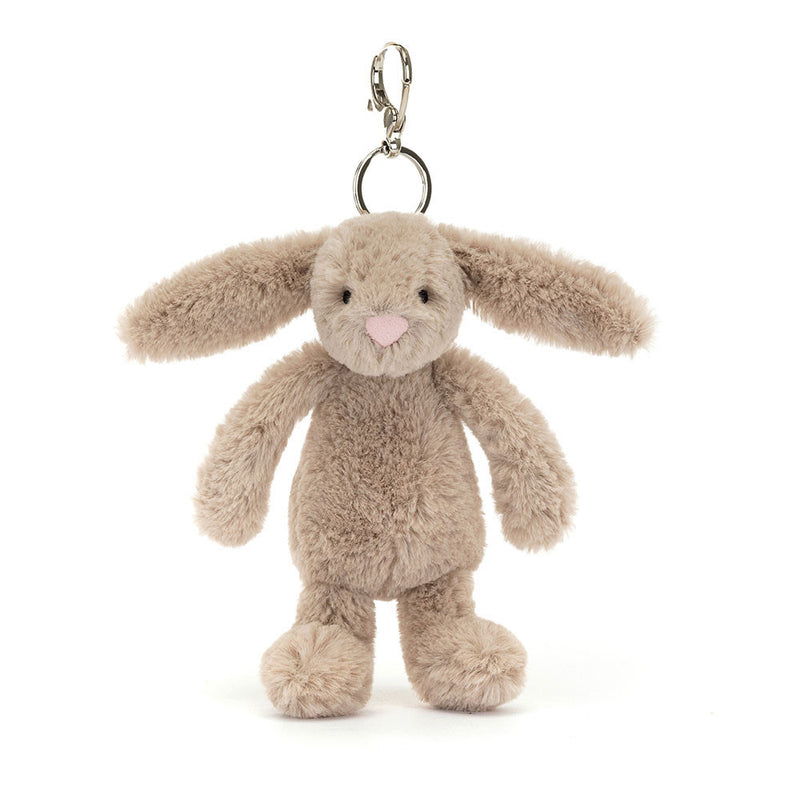 Jellycat© London Bashful Bunny Keyring - Beige