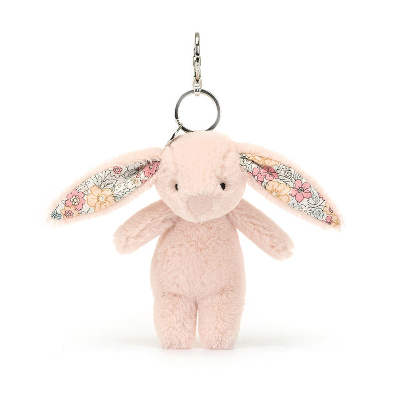 Jellycat© London Bashful Bunny Keyring - Blossom Blush