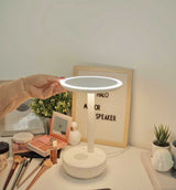 Makeup Mirror with Ring Light and Bluetooth Speaker