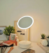 Makeup Mirror with Ring Light and Bluetooth Speaker