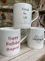 Bone China Mugs