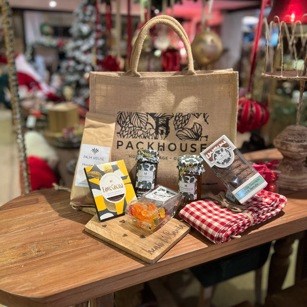 Luxury Packhouse Jute Hamper Gift Set