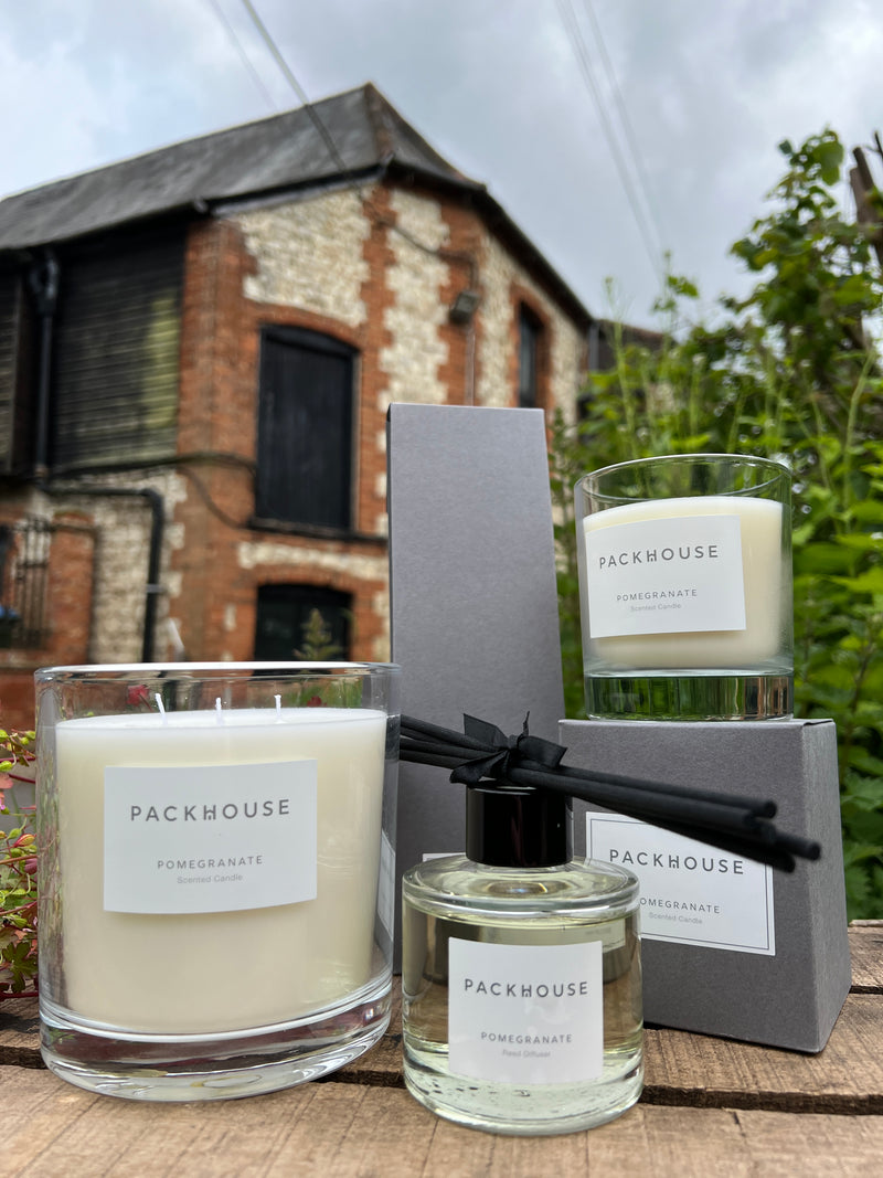 Hand Poured Luxury Candle - Pomegranate 200g