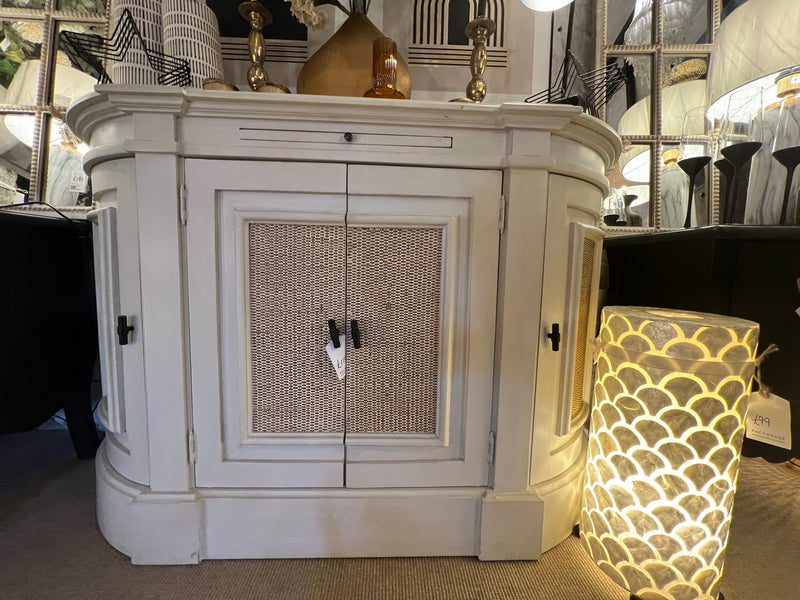 Cream Curved Console