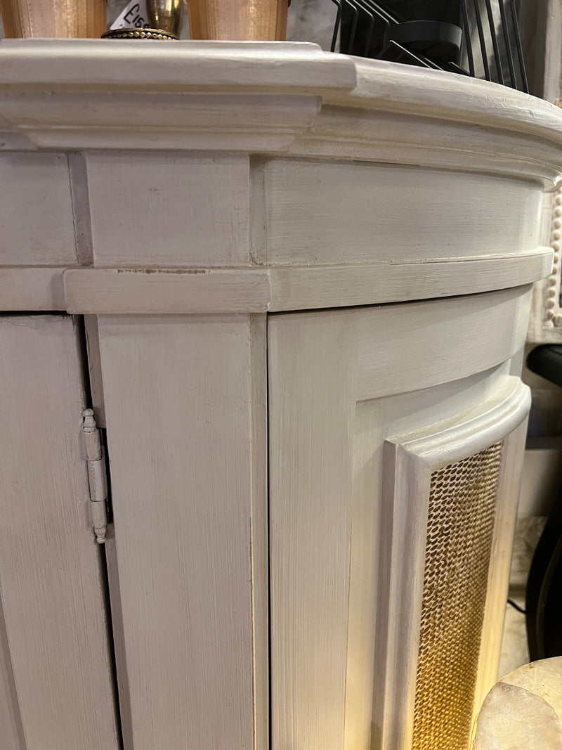 Cream Curved Console