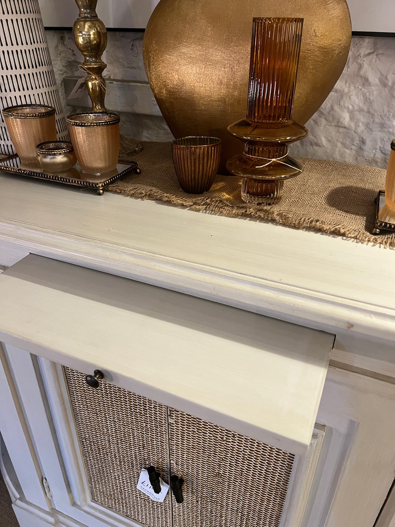 Cream Curved Console