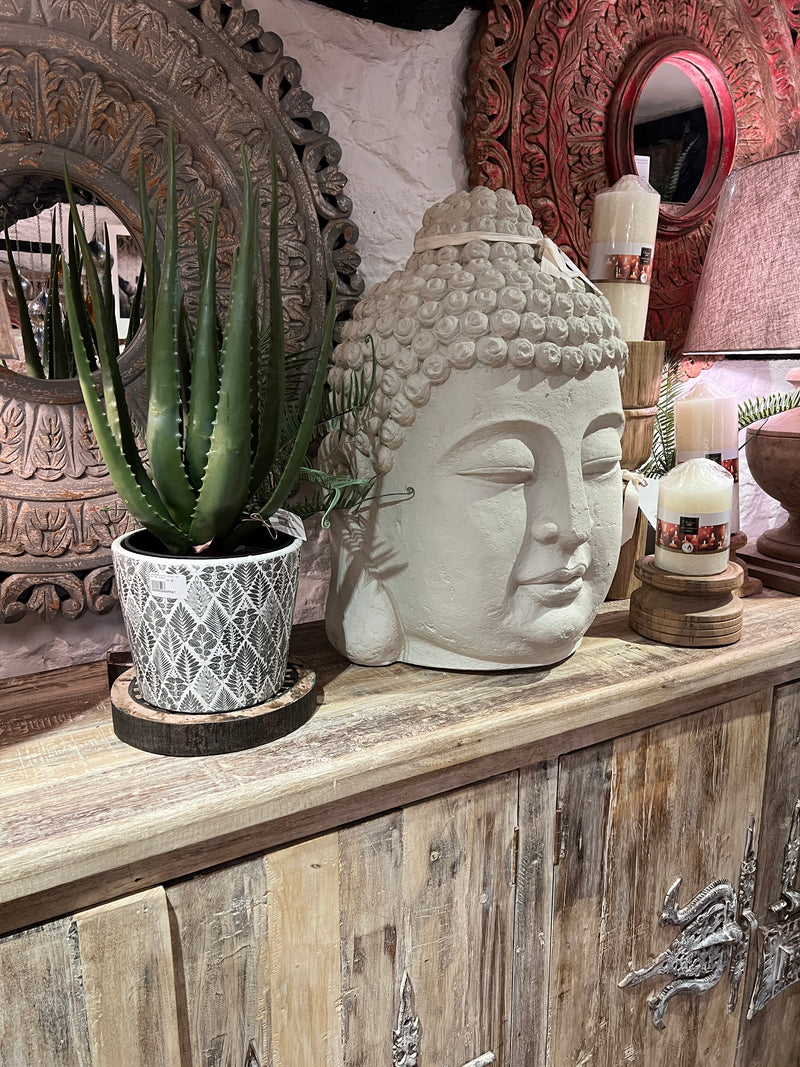 Giant Buddha Head Statue