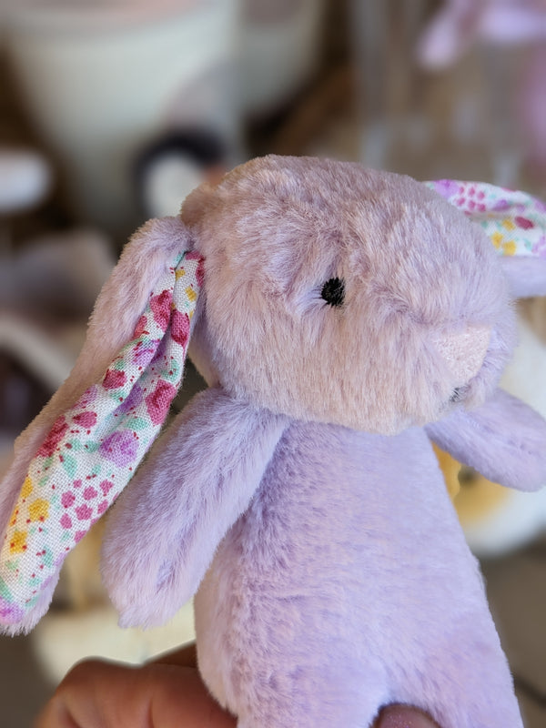 Jellycat© London Bashful Bunny Keyring - Jasmine Blossom