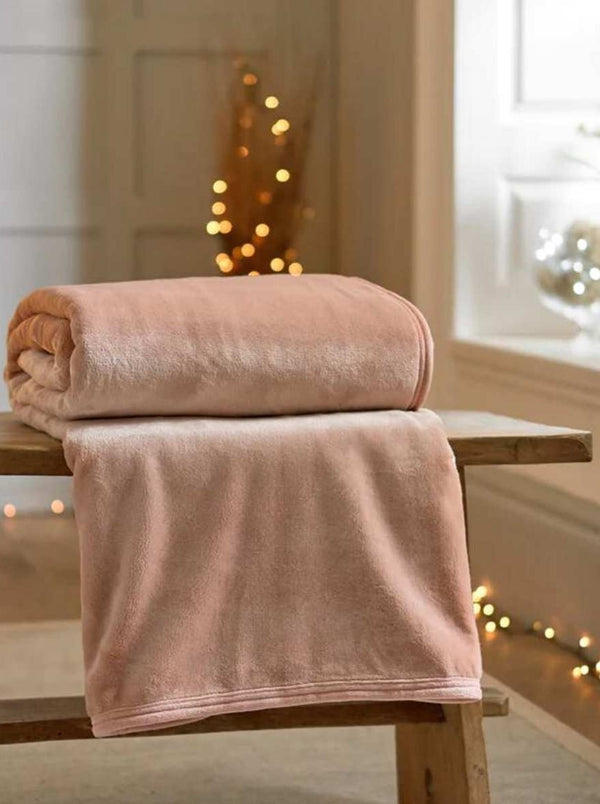 Super soft blush throw