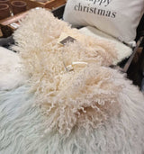 Cream Afghan  Hot Water Bottle