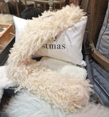 Cream Afghan  Hot Water Bottle