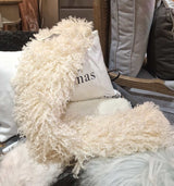 Cream Afghan  Hot Water Bottle