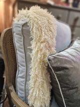 Cream Afghan  Hot Water Bottle
