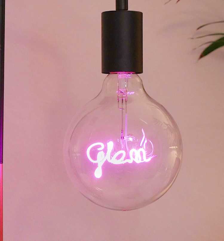 LED Text Light Bulb